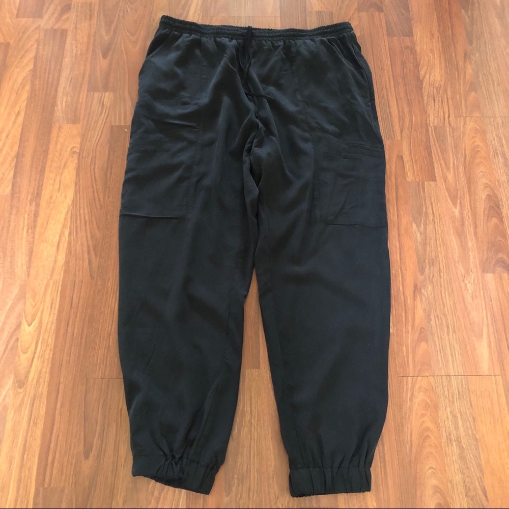 Whitespace By Bella Vita Black Joggers Pants 1X